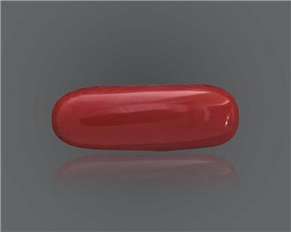 Red Coral (Moonga) Natural Certified 6.66 Ratti ( 84740 )